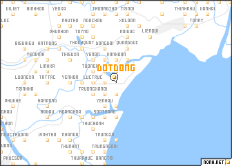 map of Ðot Dông