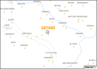 map of Dothan