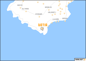 map of Dótia