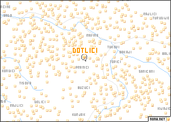map of Dotlići