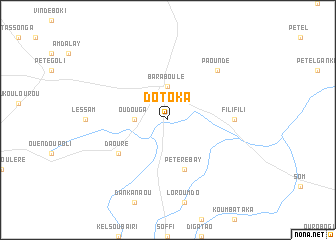 map of Dotoka