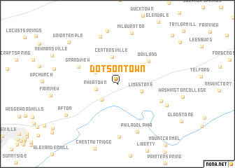 map of Dotsontown