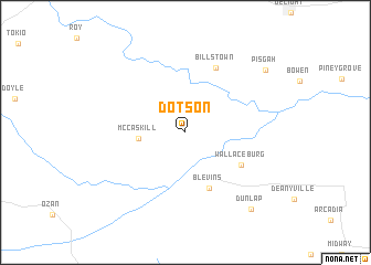 map of Dotson