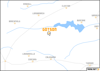 map of Dotson