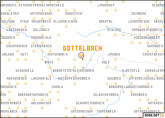 map of Döttelbach