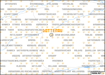 map of Döttenau