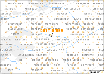 map of Dottignies