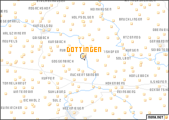 map of Döttingen