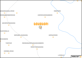 map of Douadori