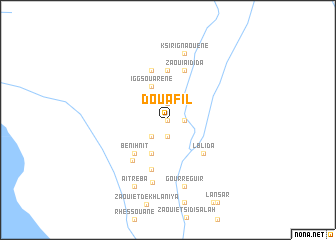 map of Douafil