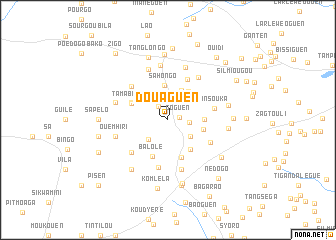 map of Douaguen