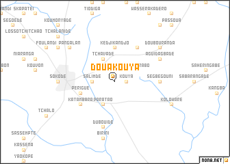 map of Douakouya