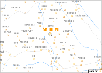 map of Doualeu