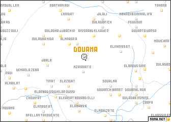 map of Douama