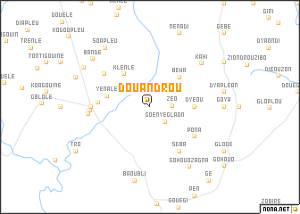 map of Douandrou