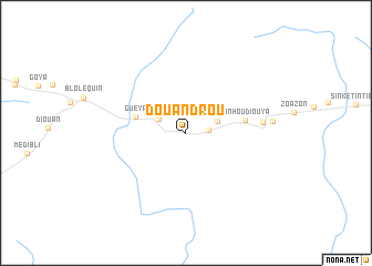 map of Douandrou