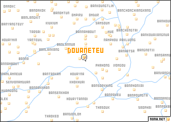 map of Douane Teu