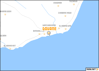 map of Douane