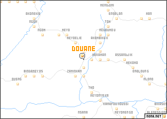 map of Douane