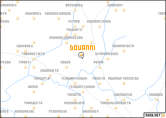 map of Douanni