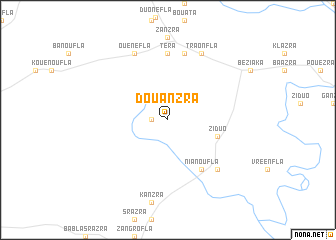 map of Douanzra