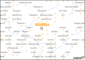 map of Douaouj
