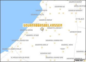 map of Douar Abbas bel Kassem