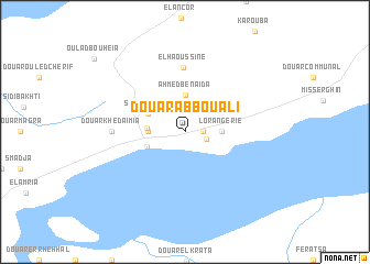 map of Douar Abbou Ali
