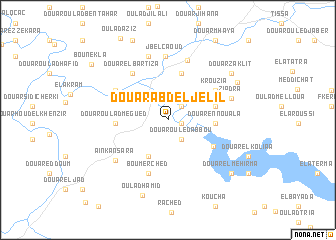 map of Douar Abd el Jelil