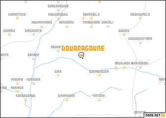 map of Douaragouné