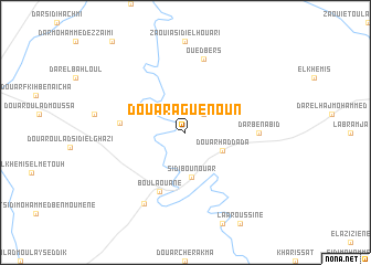 map of Douar Aguenoun