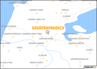 map of Douar Ahmadouch