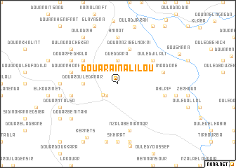 map of Douar Aïn Alilou