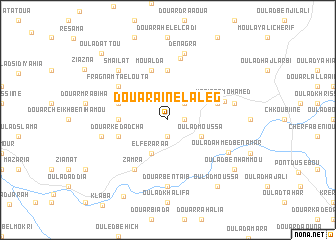 map of Douar Aïn el Aleg