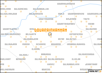 map of Douar Aïn Hammam