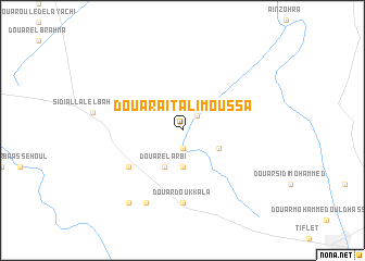 map of Douar Aït Ali Moussa