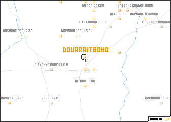 map of Douar Aït Boho