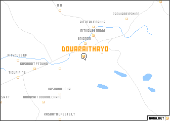 map of Douar Aït Hayo