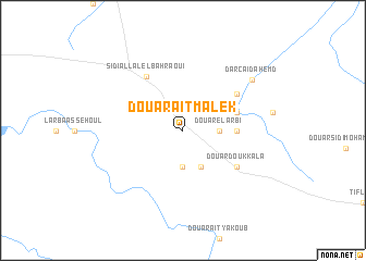 map of Douar Aït Malek