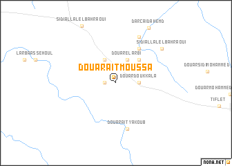 map of Douar Aït Moussa