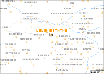 map of Douar Aït Yayad