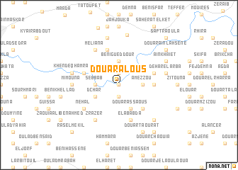 map of Douar Alous