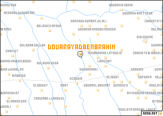 map of Douar Ayad Ben Brahim