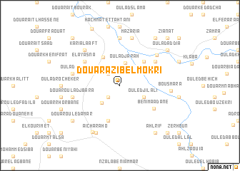 map of Douar Azib el Mokri