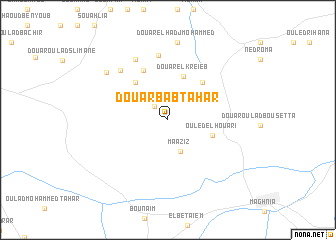 map of Douar Bab Tahar
