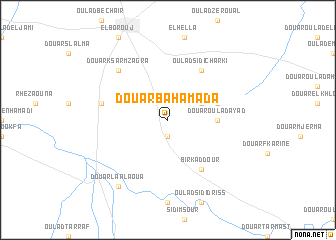 map of Douar Ba Hamada