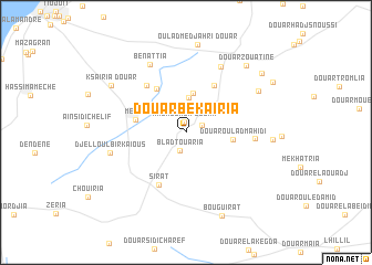 map of Douar Bekaïria