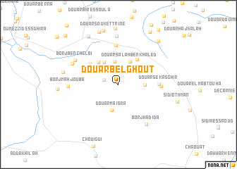 map of Douar Belghout