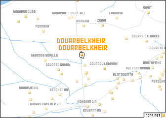 map of Douar Belkheir