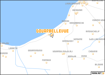 map of Douar Bellevue